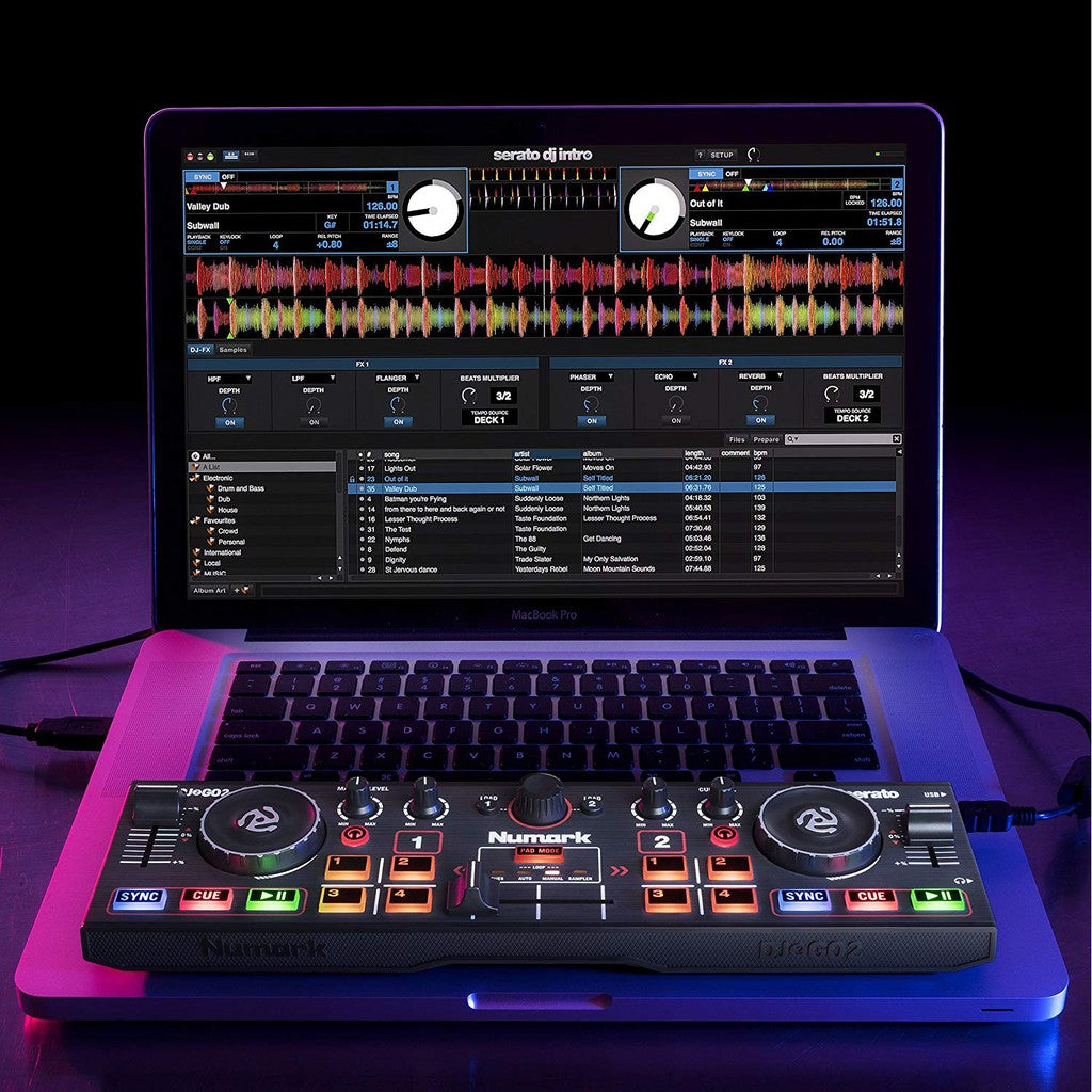 Numark DJ2GO2 Pocket DJ Controller with Audio Interface