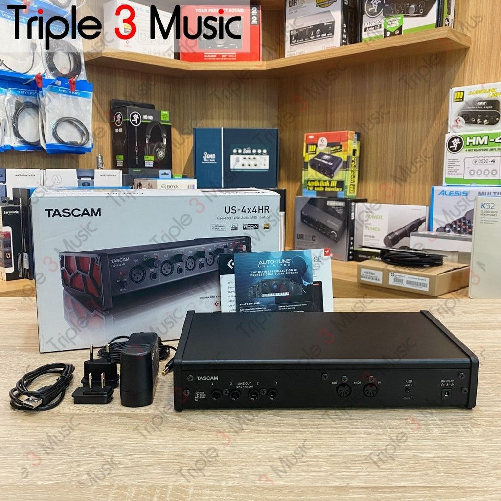 TASCAM US-4x4HR Soundcard Recording Triple 3 Music