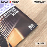 D'Addario EJ13 11-52 senar gitar akustik ORIGINAL