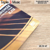D'addario Daddario EJ15 ORIGINAL Ukuran 10 47 Phospor bronze SENAR akustik elektrik