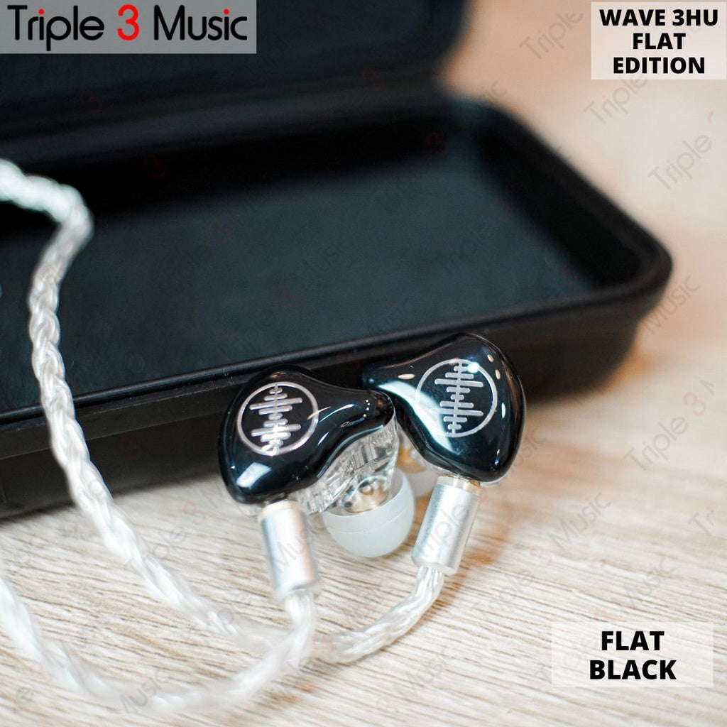 WAVE3HU wave 3HU IEM Flat Edition in ear monitor panggung triple drivr