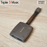 MCDODO Ca 6340 Ca6340 Iphone Splitter Lightning to Jack 3.5 Mm + Lightning Audio Open Mic