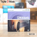 D'Addario EJ13 11-52 senar gitar akustik ORIGINAL