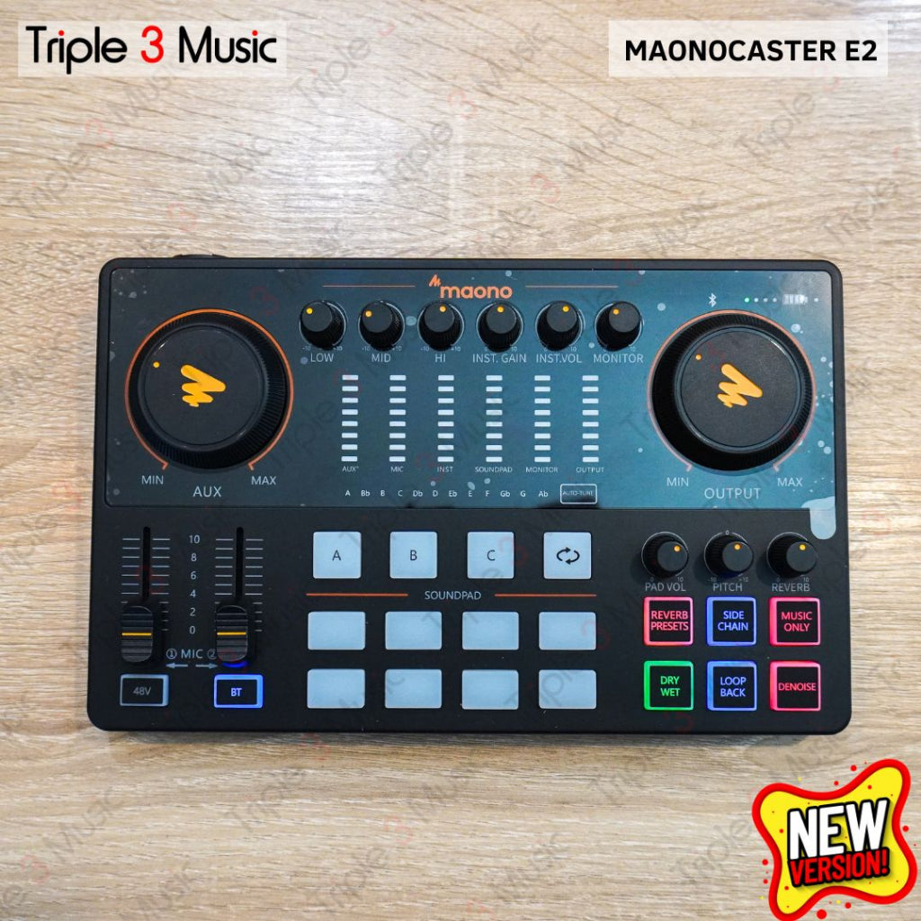 Maono E2 Maonocaster AME2 Soundcard usb streaming podcast
