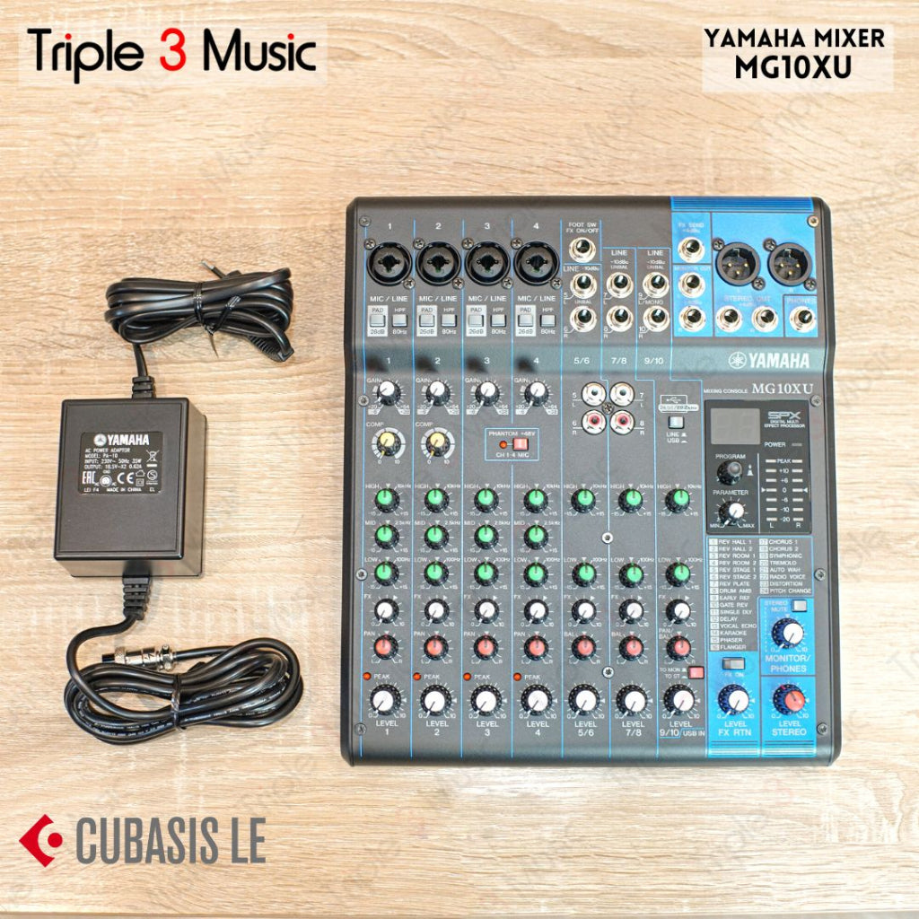 Yamaha Mixer AUDIO MG-10Xu / MG10Xu / MG 10Xu usb ORIGINAL GARANSI