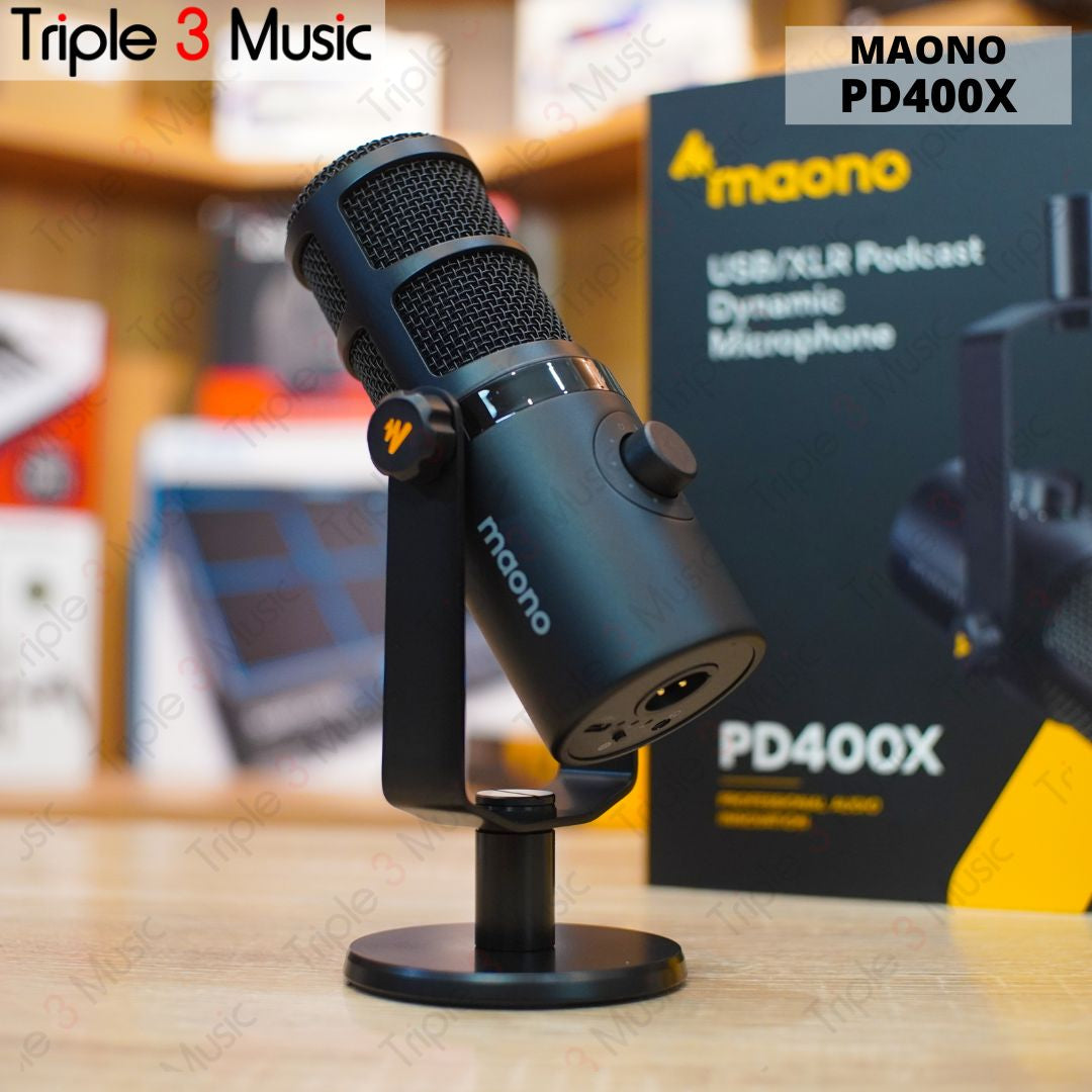 Maono PD400X Microphone Mic Dynamic USB & XLR Podcast broadcast