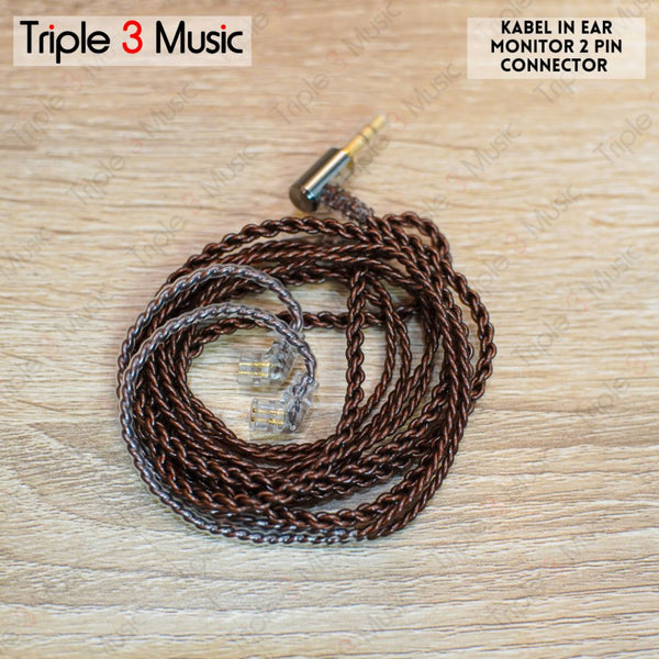 Pi 3.14 Kabel 4 core 2 pin Kabel pengganti Pi Audio dr2 pro dual driver
