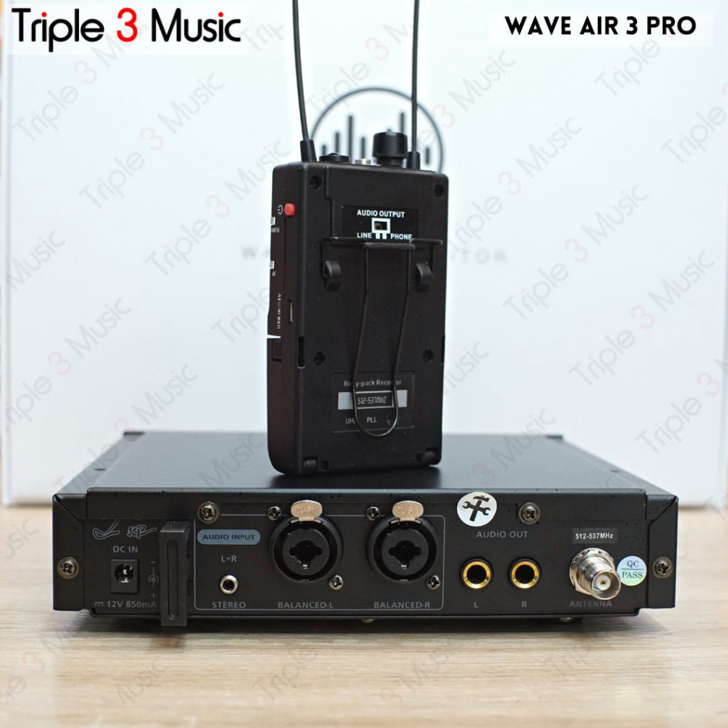 Wave Audio Monitor Wave Air 3 Pro Professional In ear monitor IEM wireless sistem
