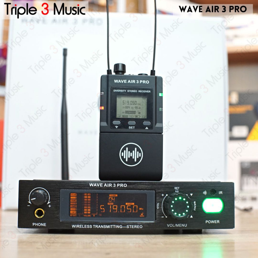 Wave Audio Monitor Wave Air 3 Pro Professional In ear monitor IEM wireless sistem