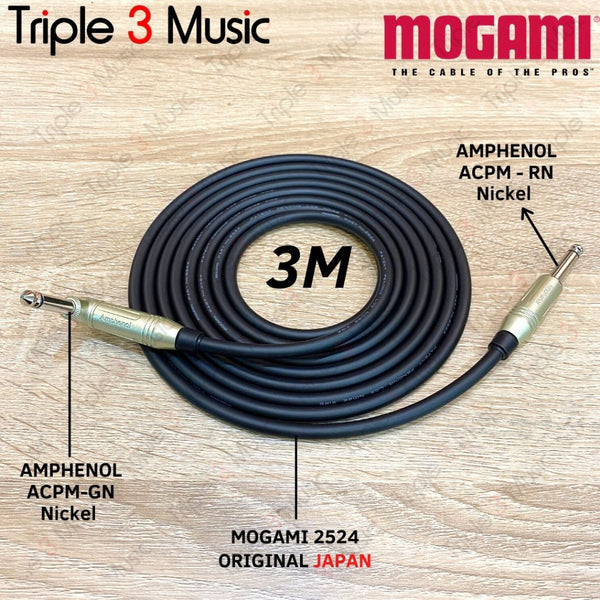 MOGAMI 2524 KABEL Gitar 3m JAPAN