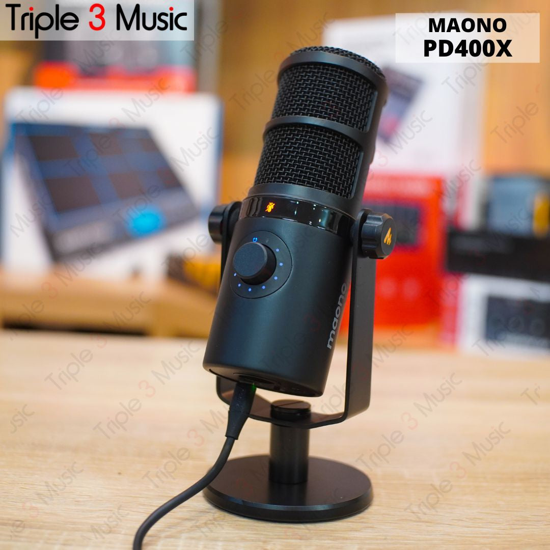 Maono PD400X Microphone Mic Dynamic USB & XLR Podcast broadcast