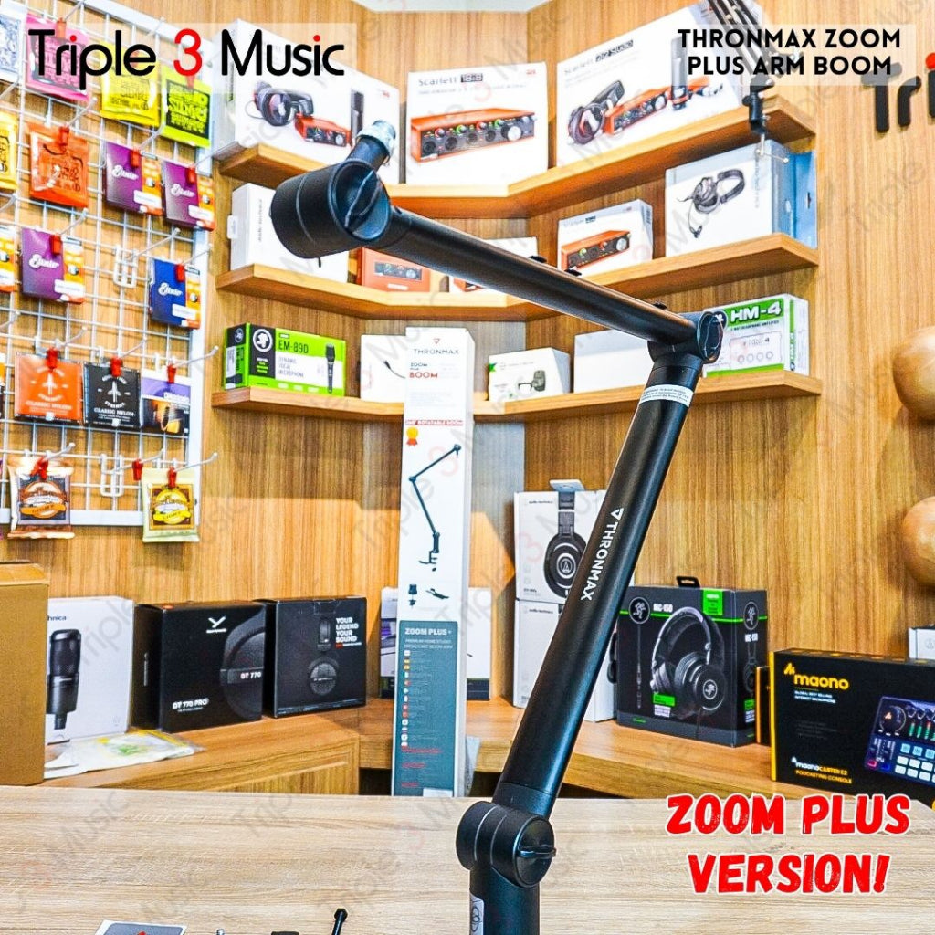 Thronmax Zoom S3 premium Stand mic Microphone boom arm radio podcast