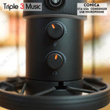 COMICA STA-U2A RGB Cardioid Condenser USB Microphone Kit