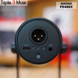Maono PD400X Microphone Mic Dynamic USB & XLR Podcast broadcast