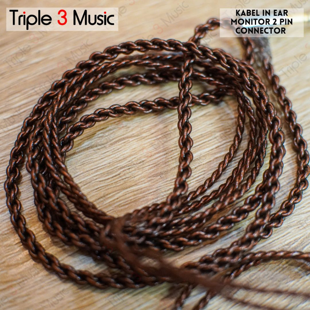 Pi 3.14 Kabel 4 core 2 pin Kabel pengganti Pi Audio dr2 pro dual driver