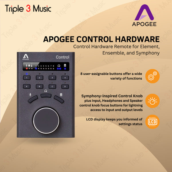 Apogee Control Hardware Remote for Element, Ensemble, and Symphony