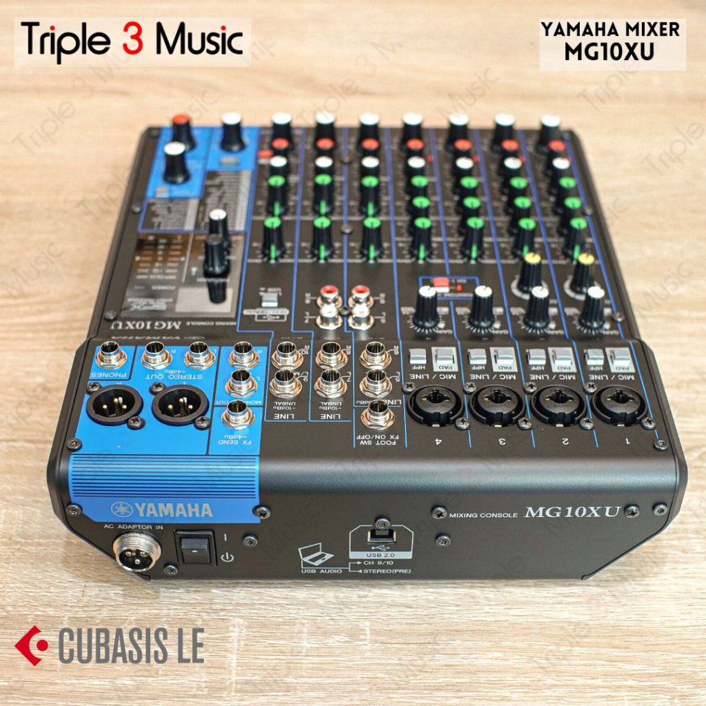 Yamaha Mixer AUDIO MG-10Xu / MG10Xu / MG 10Xu usb ORIGINAL GARANSI
