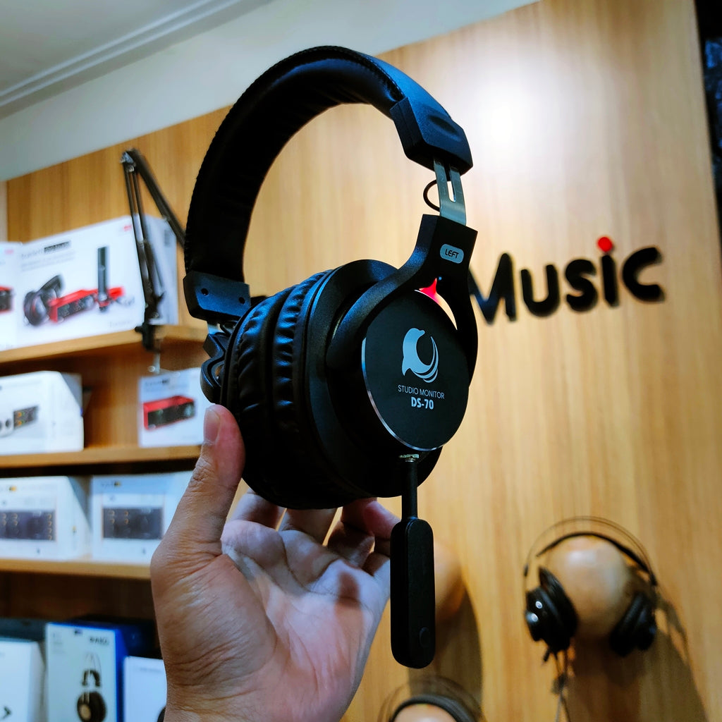 Dolphin Sound DS70 ds-70 Headphone monitor Flat