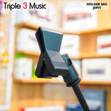 Holder Clamp mic microphone jepit capit untuk mic wireless di stand