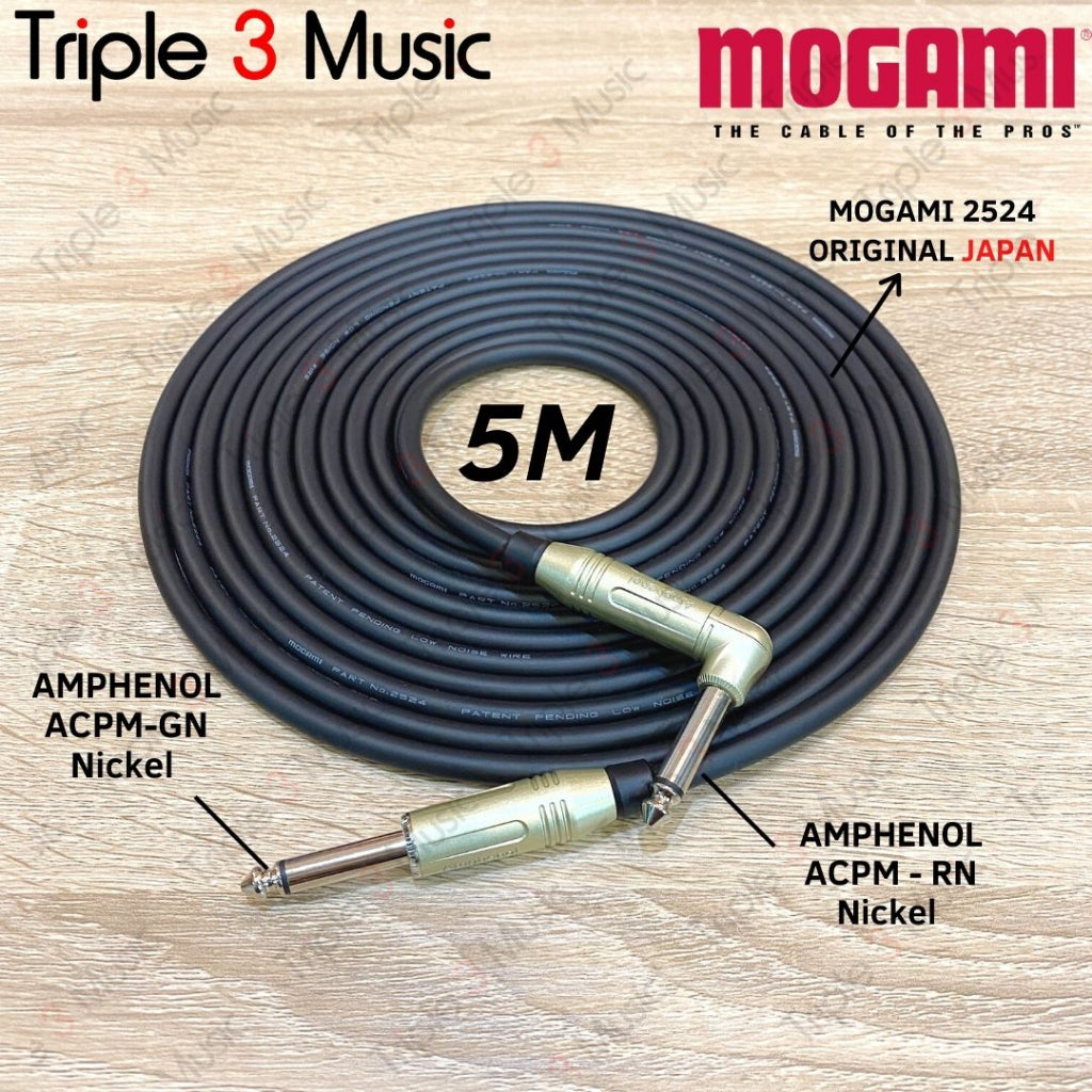 MOGAMI 2524 Kabel gitar 5m original Japan