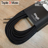 STAGG SGC10 10m Kabel Jack to jack kabel gitar instrument
