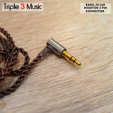 Pi 3.14 Kabel 4 core 2 pin Kabel pengganti Pi Audio dr2 pro dual driver