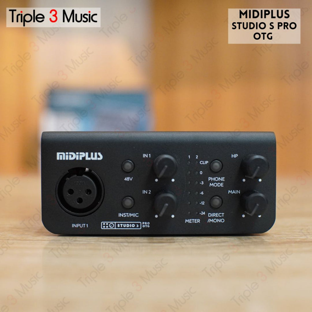 MIDIPLUS STUDIO S PRO OTG Soundcard audio interface recording