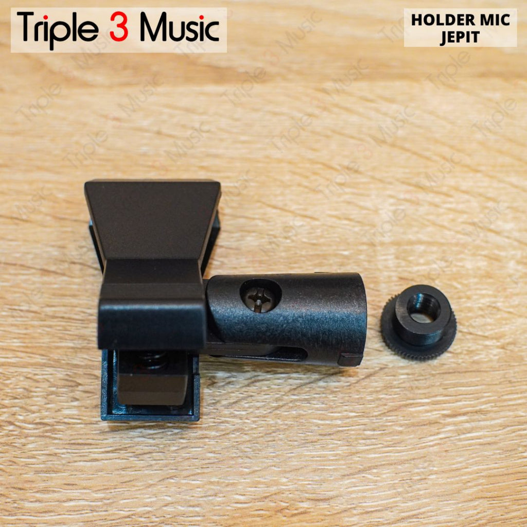 Holder Clamp mic microphone jepit capit untuk mic wireless di stand