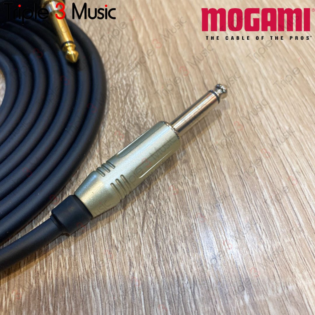 Mogami 2524 JAPAN 3m Kabel instrument Gitar Neutrik silent PLUG L TS 6.5 JACK TO JACK