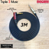 Mogami 2524 JAPAN 3m Kabel instrument Gitar Neutrik silent PLUG L TS 6.5 JACK TO JACK