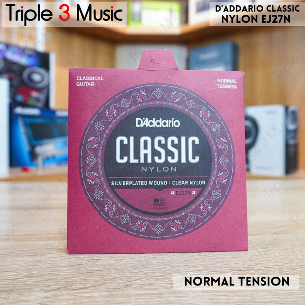 D'Addario EJ27N Senar gitar akustik nylon normal tension