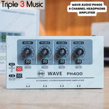 WAVE PH400 PH400 Amply Headphone 4 Channel with adaptor ORIGINAL