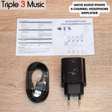 WAVE PH400 PH400 Amply Headphone 4 Channel with adaptor ORIGINAL