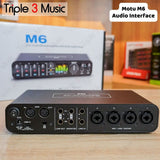 MOTU M6 Audio Interface 6 in 4 out ESS Sabre32 Ultra DAC