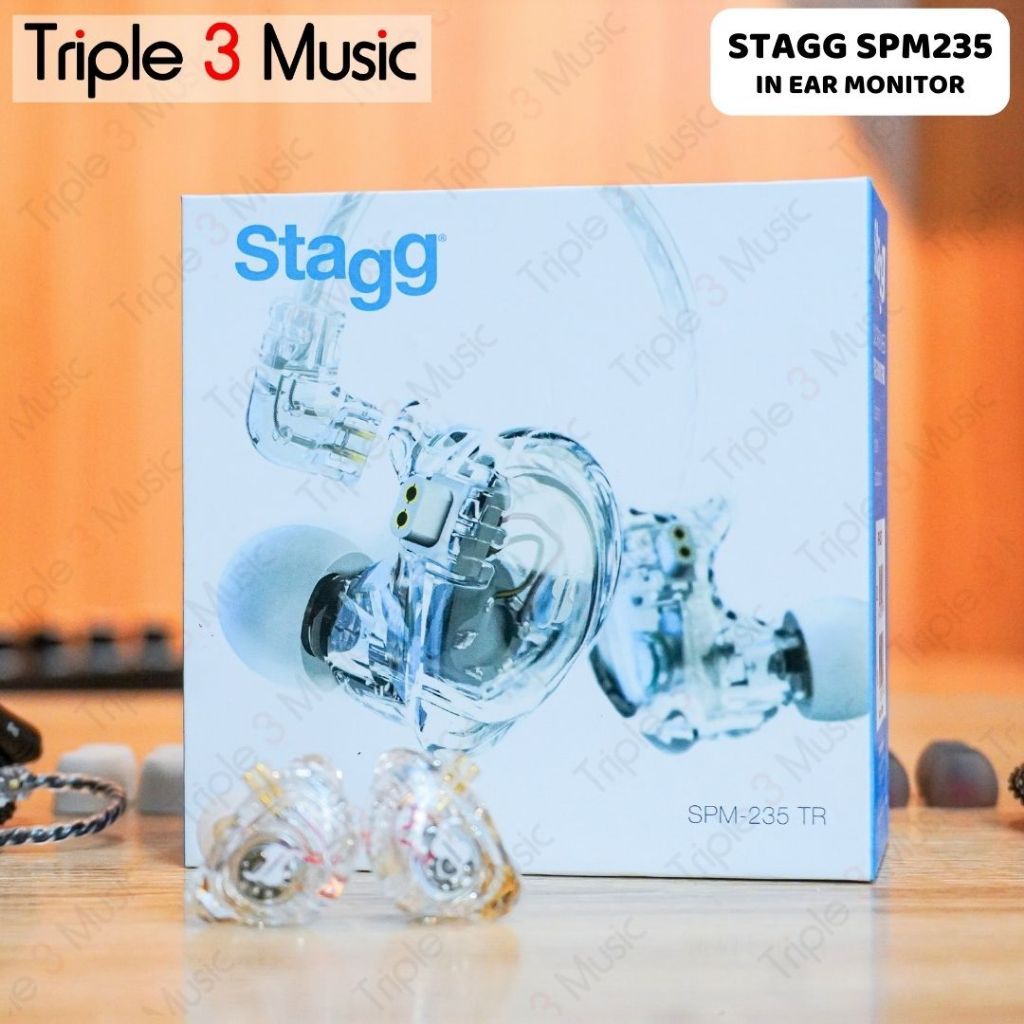 STAGG SPM235 SPM 235 In Ear Monitor IEM Dual Driver ORIGINAL