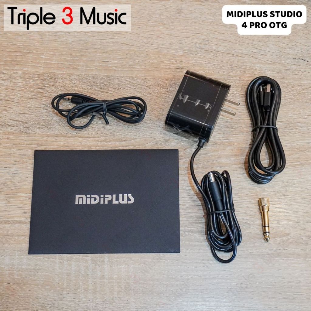 MIDIPLUS STUDIO 4 PRO OTG 4 IN 4 OUT Soundcard Recording triple3music