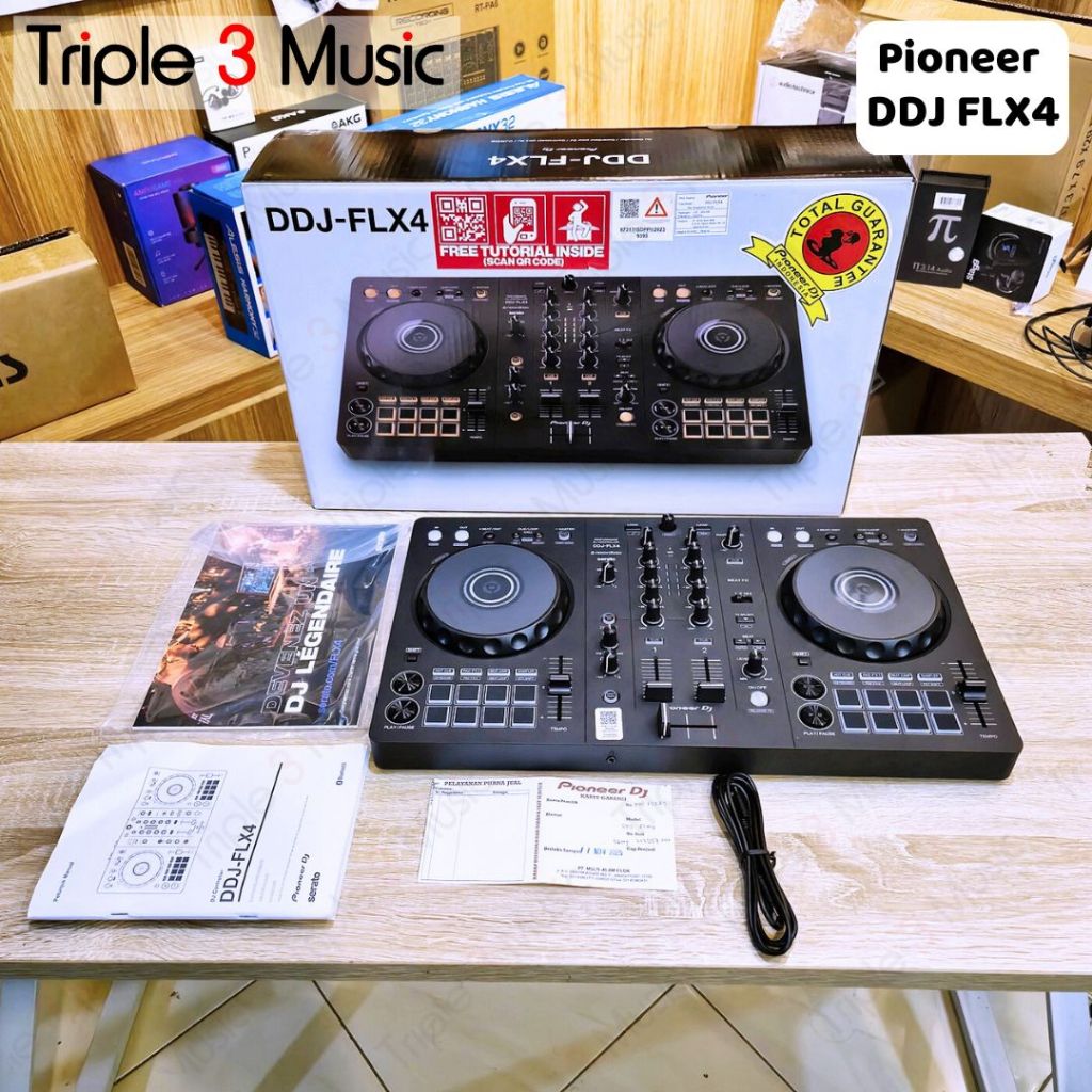 Pioneer DDJ FLX4 DDJFLX4 DJ Controller 2-deck Rekordbox and Serato DJ Controller