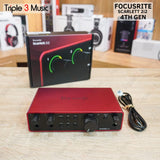 Focusrite Scarlett 2i2 4th Gen USB Audio Interface ORIGINAL RESMI