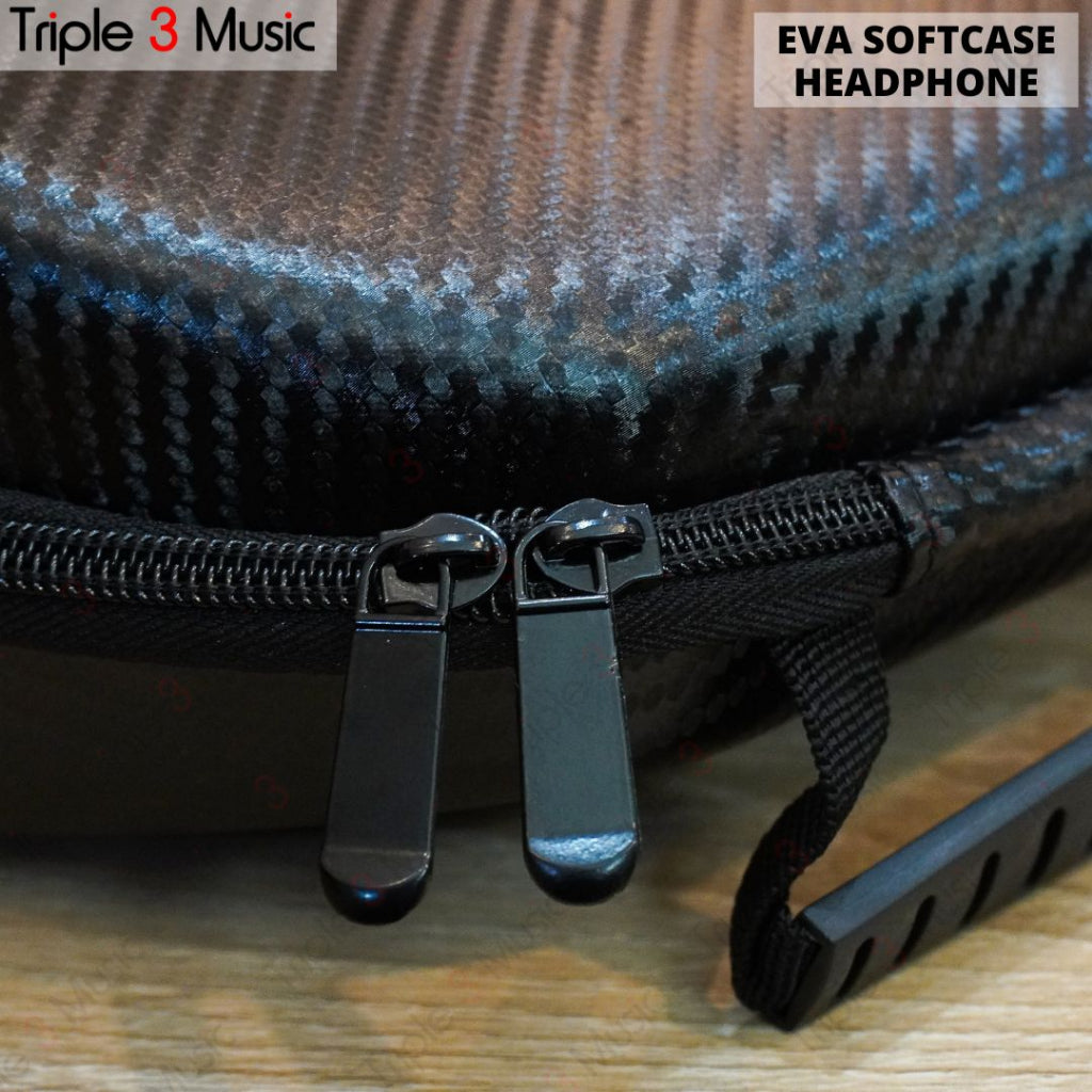 Diantya EVA Softcase Headphone Portable Full tempat headphone Carry Case