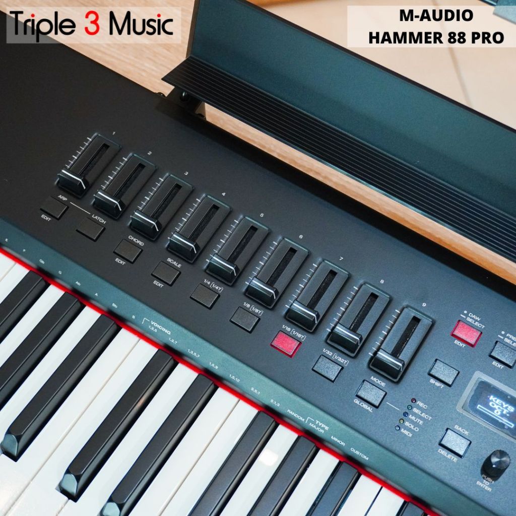 M-AUDIO Hammer 88 Pro 88 keys Midi Controller 88 keys hammer tuts