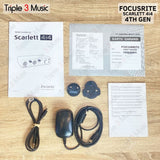 Focusrite Scarlett 4i4 4th Gen USB Audio Interface ORIGINAL RESMI