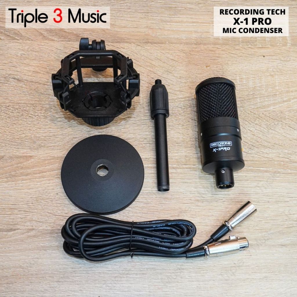 Recording Tech X1 X 1 X-1 Mic XLR Condenser Microphone ORIGINAL