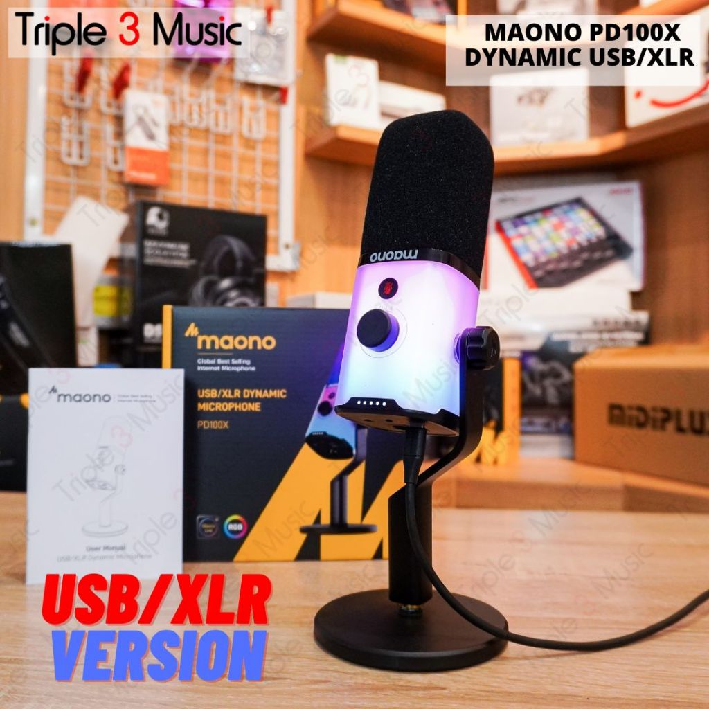 MAONO PD100 Mic Podcast Dynamic XLR Microphone