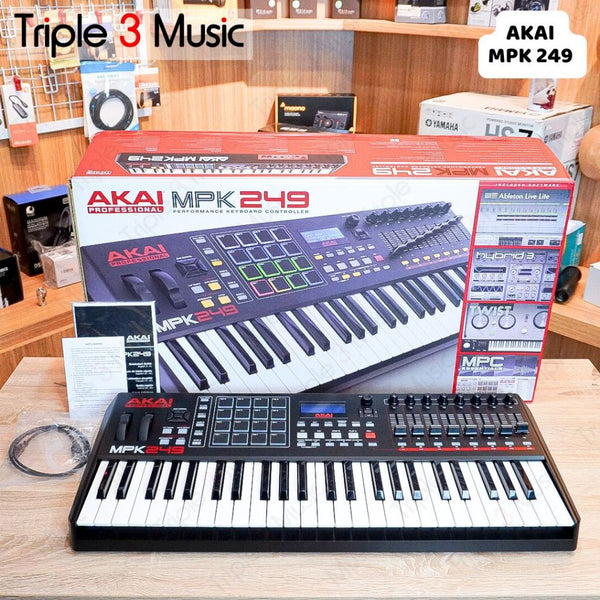 AKAI MPK249 MPK 249 49 keys Semi Weighted Midi Controller Studio premium