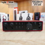 Focusrite Scarlett 2i2 4th Gen USB Audio Interface ORIGINAL RESMI