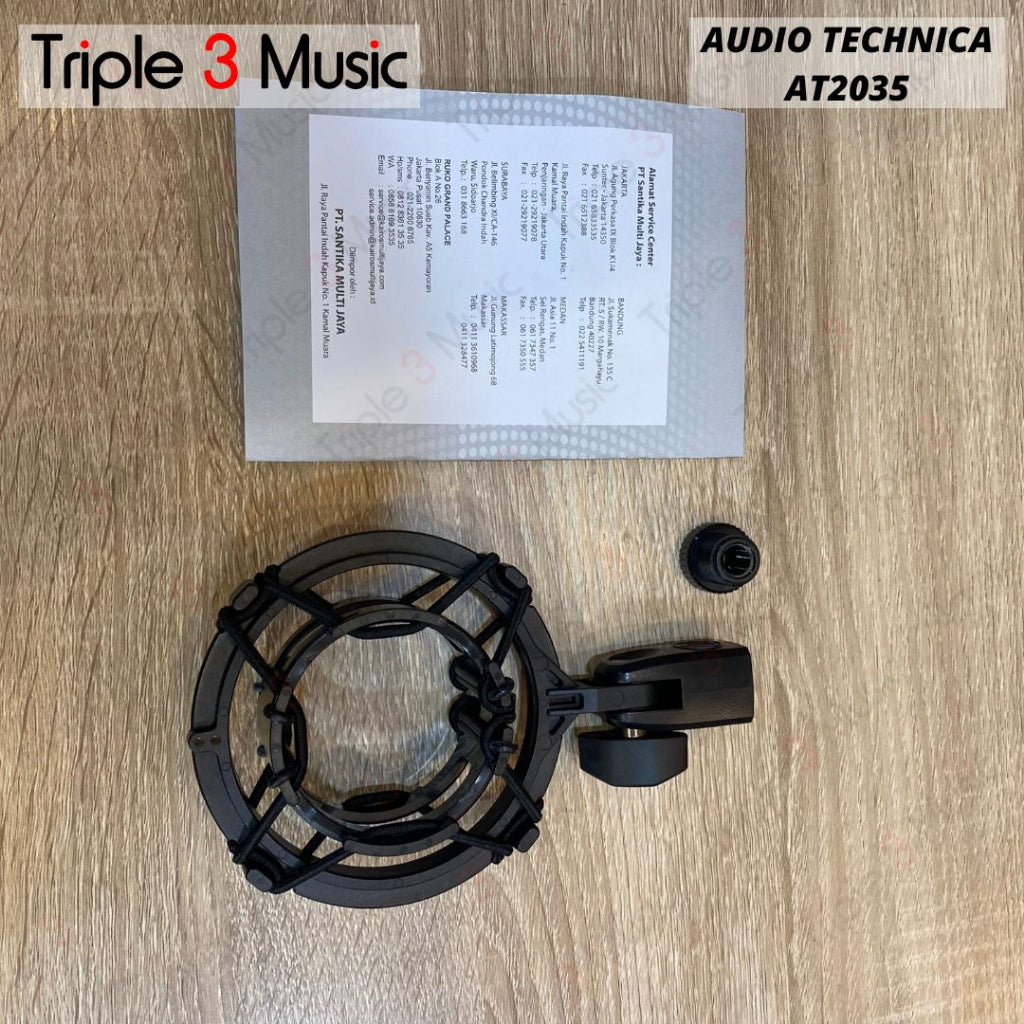 Audio Technica AT2035 AT 2035 Mic Condenser Microphone Condenser