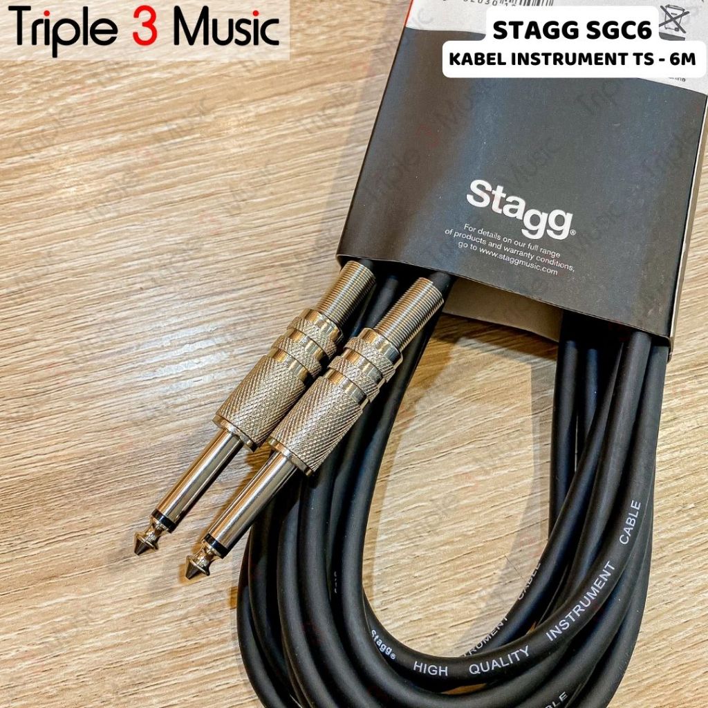 Stagg Cable SGC6, 6M/20ft Instr Cable