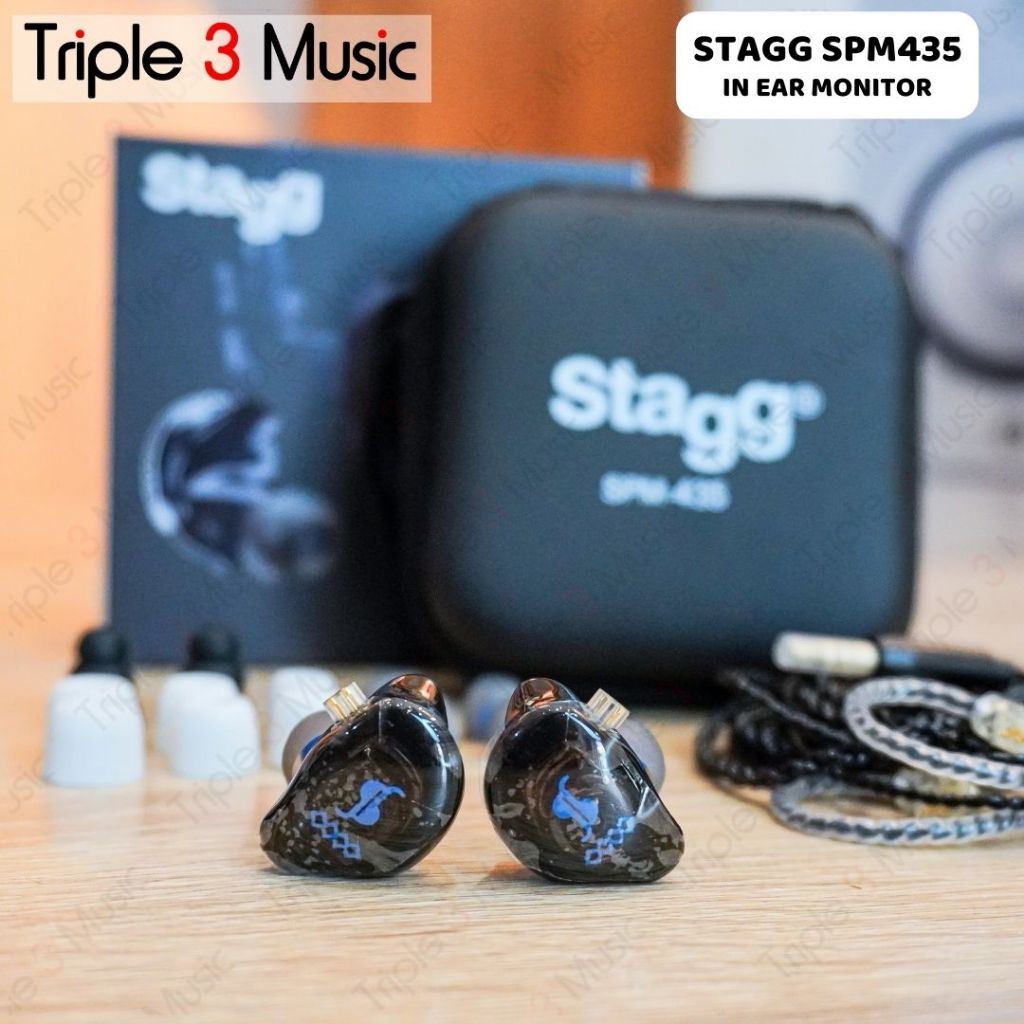 Stagg IEM SPM435 In Ear Monitor 4 Driver Hi Resolution