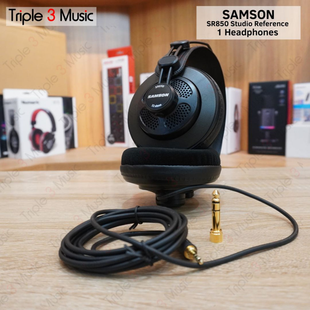 Samson SR850 Semi-Open Studio Headphone 2 Pcs