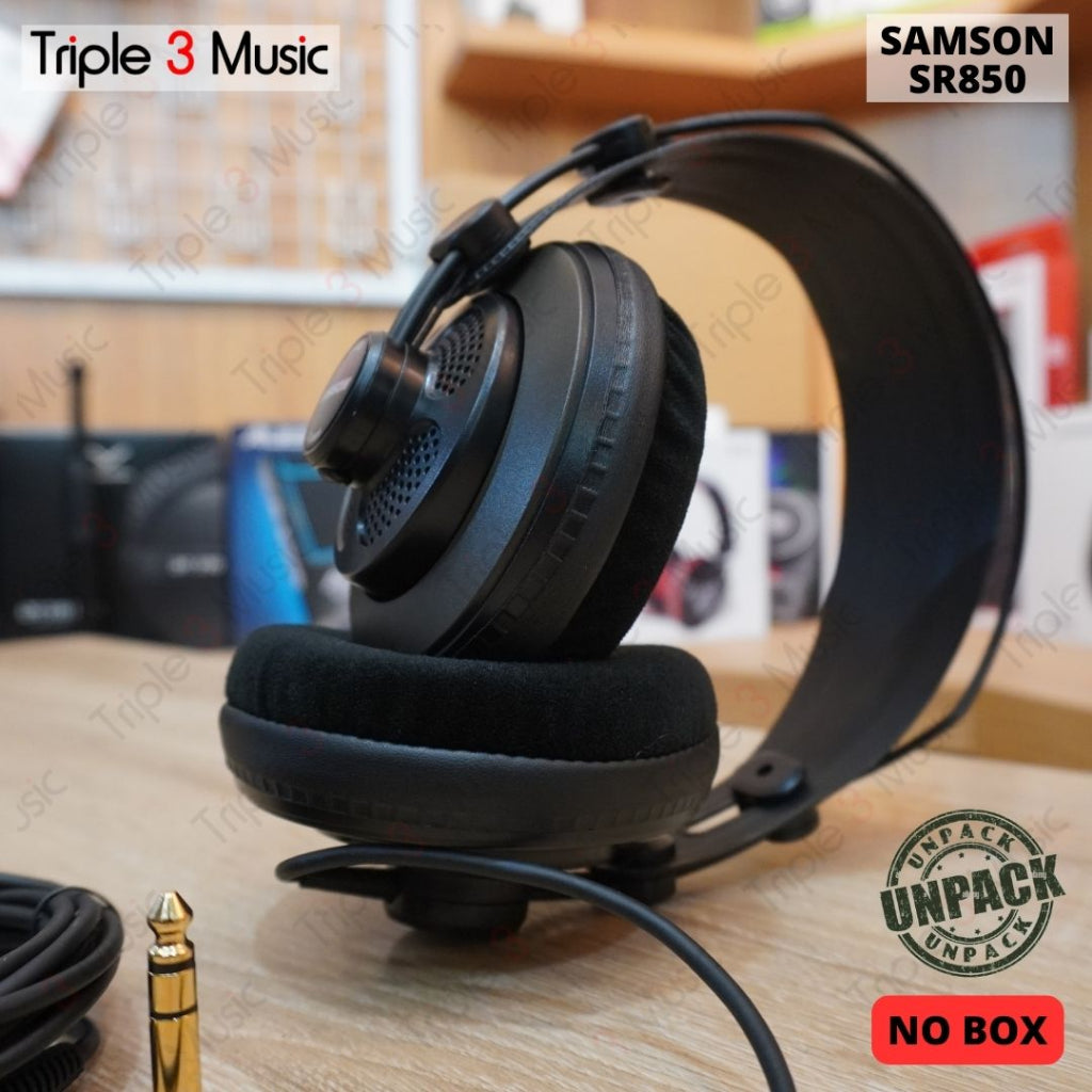 Samson SR850 Semi open Headphone studio Flat NO BOX UNPACKING original